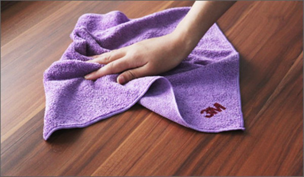 除去透明胶的毛巾